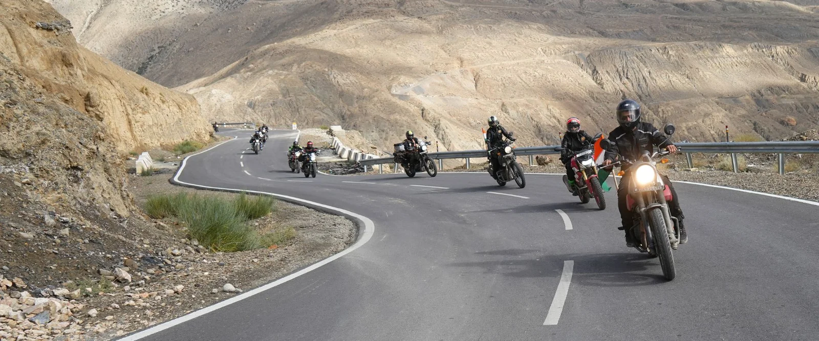 Motorcycle journey through the Himalayas