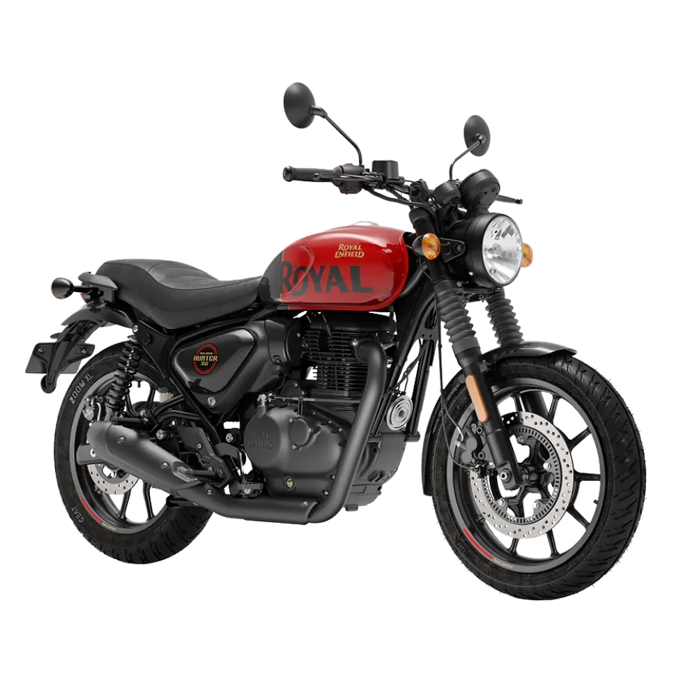 Royal Enfield Hunter 350 for rent in Shimla